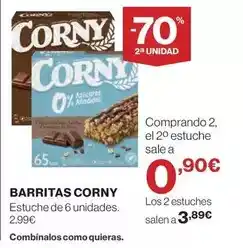 Hipercor Corny - barritas oferta