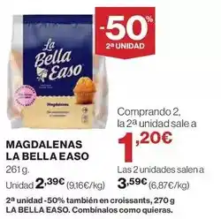 Hipercor La bella easo - magdalenas oferta
