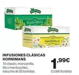Hipercor Hornimans - infusiones clasicas oferta