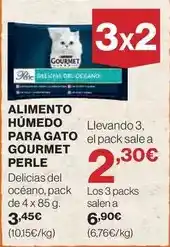 Hipercor Purina - alimento humedo para gato gourmet perle oferta