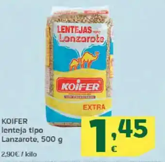 HiperDino KOIFER lenteja tipo Lanzarote oferta