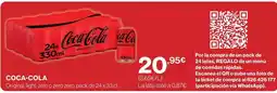 Hipercor Coca-cola - original, light, zero o zero zero zero oferta