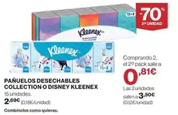 Hipercor Kleenex - pañuelos desechables collection o disney oferta
