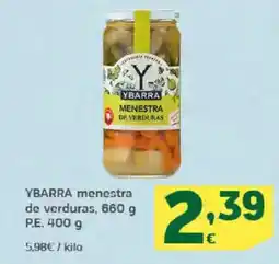 HiperDino YBARRA menestra de verduras oferta