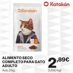 Hipercor Seco - alimento completo para gato adulto oferta