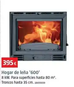 Bauhaus Hogar de leña '600' oferta