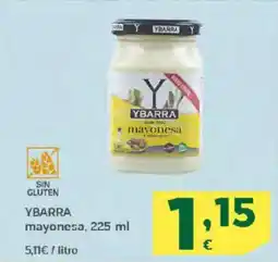 HiperDino YBARRA mayonesa oferta