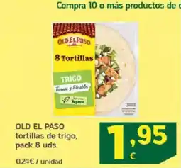 HiperDino OLD ELPASO tortillas de trigo oferta