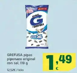 HiperDino GREFUSA pipas piponazo original con sal oferta