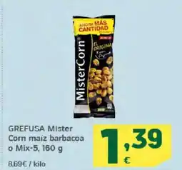 HiperDino GREFUSA Mister Corn maiz barbacoa • Mix-5 oferta