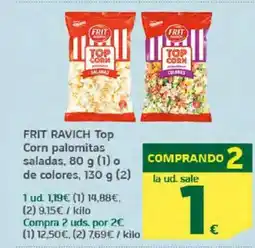 HiperDino FRIT RAVICH TOP Corn palomitas saladas o de colores oferta