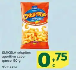 HiperDino EMICELA crispitos aperitivo sabor queso oferta