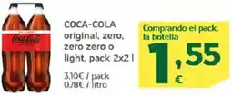 HiperDino COCA-COLA original, zero, zero zero o oferta