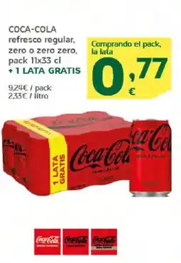HiperDino COCA-COLA refresco regular, zero o zero zero oferta