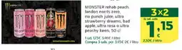 HiperDino MONSTER rehab peach, landon norris zero, rio punch juice, ultra strawberry dreams, bad apple, ultra rosa o ultra peachy keen oferta
