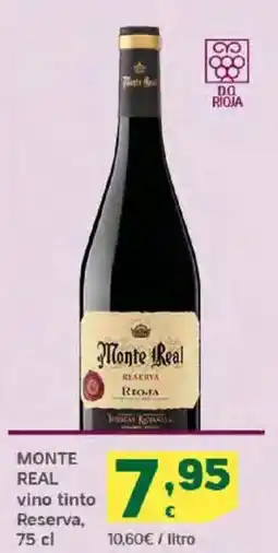 HiperDino MONTE REAL vino tinto Reserva oferta