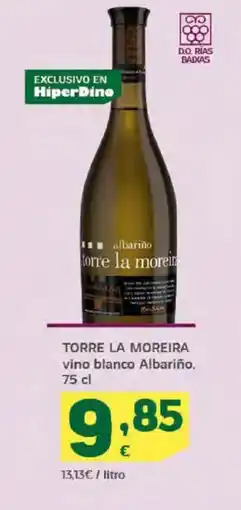 HiperDino TORRE LA MOREIRA vino blanco Albariño oferta