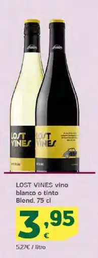 HiperDino LOST VINES vino blanco o tinto Blend oferta