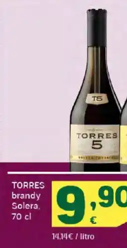 HiperDino TORRES brandy Solera oferta