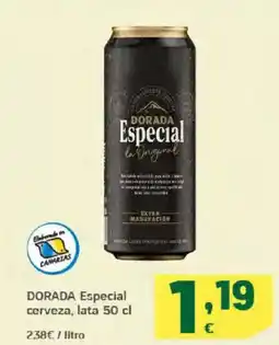 HiperDino DORADA Especial cerveza oferta