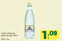 HiperDino VICHY CATALÁN agua con gas oferta