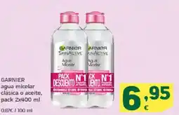 HiperDino GARNIER agua micelar clásica o aceite oferta