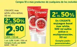 HiperDino COLGATE max white ultra active, oferta