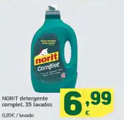 HiperDino NORIT detergente complet oferta