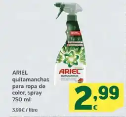 HiperDino ARIEL quitamanchas para ropa de color, spray oferta
