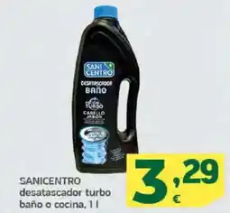 HiperDino SANICENTRO desatascador turbo baño o cocina oferta