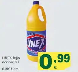 HiperDino UNEX lejía normal oferta