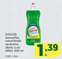 HiperDino DISICLÍN lavavajillas concentrado neutraliza olores u oxi effect oferta