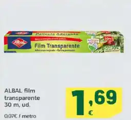 HiperDino ALBAL film transparente 30 m oferta