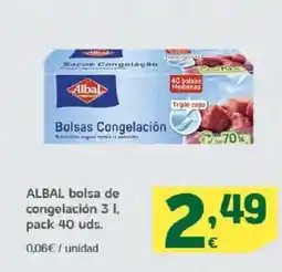 HiperDino ALBAL bolsa de congelación oferta