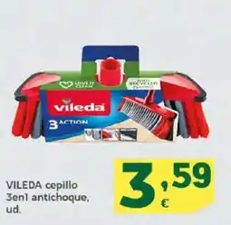HiperDino VILEDA cepillo 3en1 antichoque oferta