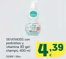 HiperDino SEVENKIDS con prebiótico y vitamina B3 gel- champú oferta