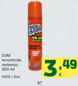 HiperDino ZUM insecticida rastreros oferta