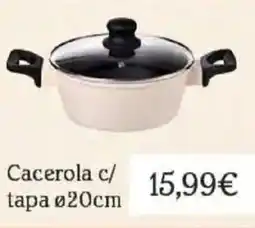 HiperDino Cacerola c/ tapa ø20cm oferta