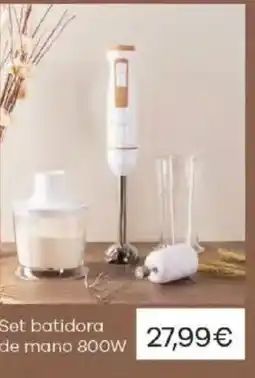 HiperDino Set batidora de mano 800W oferta