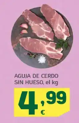 HiperDino Aguja de cerdo sin hueso oferta