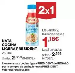 Hipercor Président - nata cocina ligera oferta