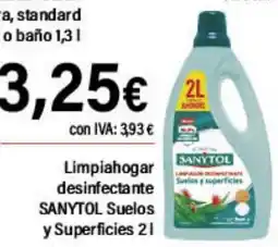 Cash Ifa SANYTOL Limpiahogar desinfectante Suelos y Superficies oferta