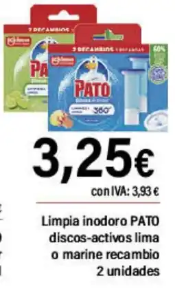 Cash Ifa PATO Limpia inodoro discos-activos lima o marine recambio oferta