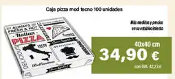 Cash Ifa Caja pizza mod tecno 100 unidades oferta
