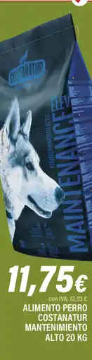 Cash Ifa COSTANATUR Alimento perro mantenimiento alto oferta