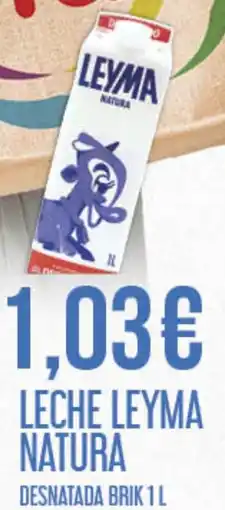 Claudio LEYMA Leche natura desnatada oferta