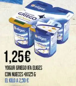 Claudio IFA ELIGES Yogur griego con nueces oferta