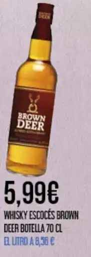 Claudio BROWN DEER Whisky escocés oferta