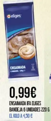 Claudio IFA ELIGES Ensaimada bandeja 6 unidades oferta