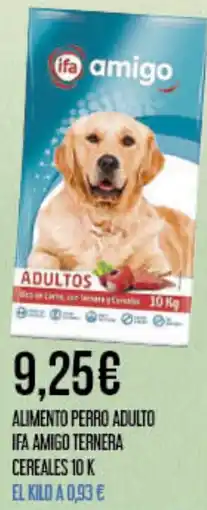 Claudio IFA AMIGO Alimento perro adulto ternera oferta